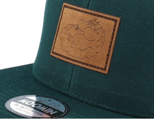 Outlet Moomin Lovers Engraved Patch Snapback - Green