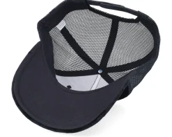 Trucker | Velvet Caps-Lucid Smile L&s Sweden Patch Black Velvet Trucker -