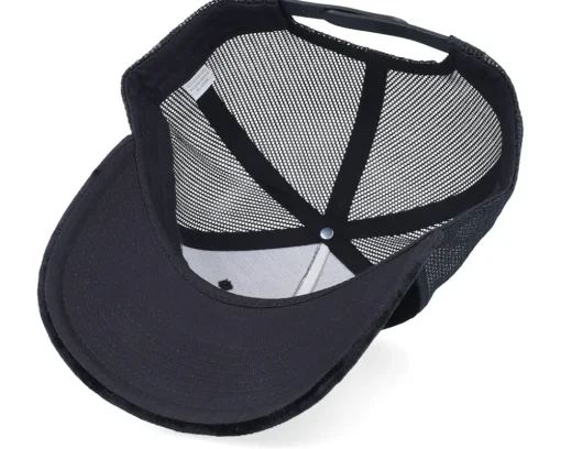 Trucker | Velvet Caps-Lucid Smile L&s Sweden Patch Black Velvet Trucker -