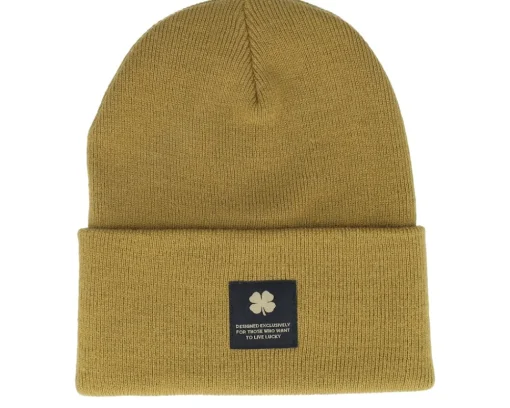 Cuff Beanies-Black Clover Lucky Beanie Inca Cuff -