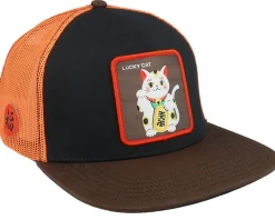 Trucker-Capslab Lucky Cat Red/Black/Brown Trucker -