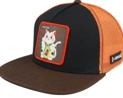 Trucker-Capslab Lucky Cat Red/Black/Brown Trucker -