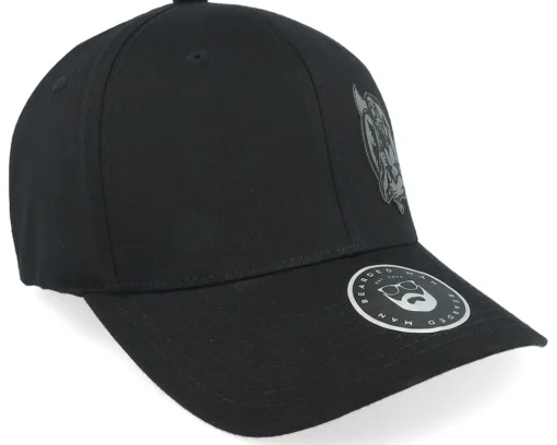 Outlet Bearded Man Lumber Jack Logo Wooly Combed Black Flexfit -