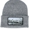 Discount Public Domain Lunch Atop A Skyscraper Beanie Heather Cuff - Grey