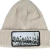 Hot Public Domain Lunch Atop A Skyscraper Beanie Sand Organic Cuff -