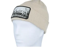 Hot Public Domain Lunch Atop A Skyscraper Beanie Sand Organic Cuff -