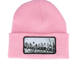 Cuff Beanies-Public Domain Lunch Atop A Skyscraper Beanie Chocolate Cuff - Brown