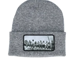 Cuff Beanies-Public Domain Lunch Atop A Skyscraper Beanie Classic Cuff - Pink