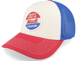 Trucker-American Needle Mack Truck Twill Valin Patch Ivory/Red/Royal Trucker -