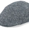 New MJM Hats Maddy Virgin Wool Blue Flat Cap -