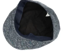 New MJM Hats Maddy Virgin Wool Blue Flat Cap -