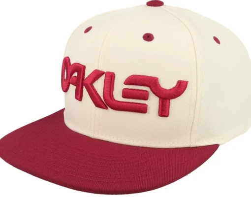 Golf-Oakley Mark Iii Arctic White/Iron Red Snapback -