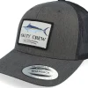Trucker-Salty Crew Marlin Mount Retro Dark Heather Grey Trucker -