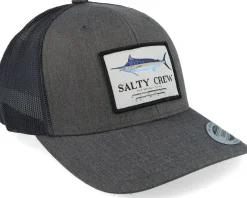 Trucker-Salty Crew Marlin Mount Retro Dark Heather Grey Trucker -