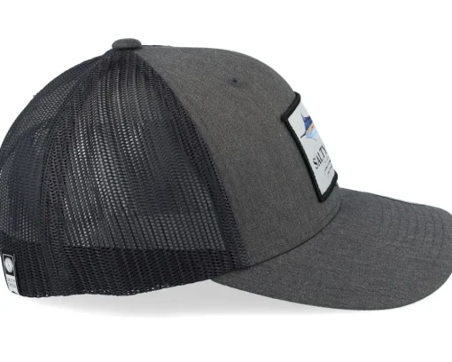 Trucker-Salty Crew Marlin Mount Retro Dark Heather Grey Trucker -