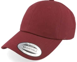 Dad Cap-Yupoong Maroon Dad Cap -