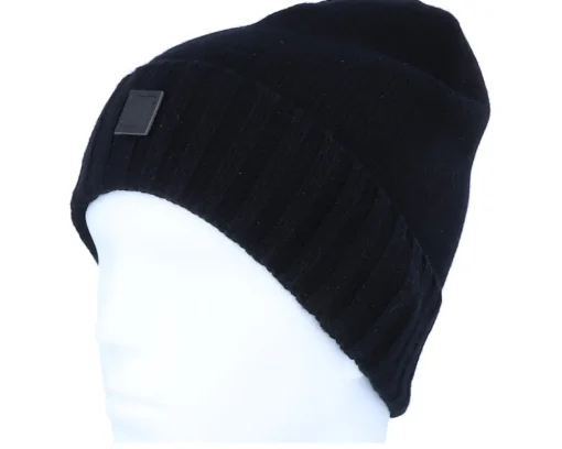 Cuff Beanies-Strøm & Borg Marstrand Black Cuff -
