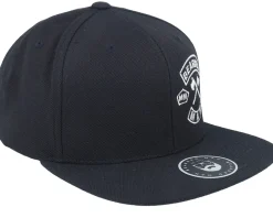 Snapback-Bearded Man MC Patch Black Snapback -