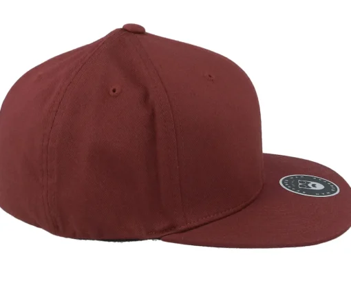Outlet Bearded Man MC Patch Maroon Fitted -