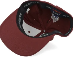 Outlet Bearded Man MC Patch Maroon Fitted -