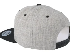 Snapback-Born To Ride MC Skull Patch Grey/Black Snapback -