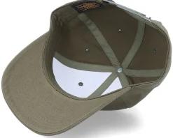 Adjustable-Yupoong Medium Structured Curved Olive Adjustable -