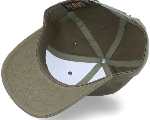 Adjustable-Yupoong Medium Structured Curved Olive Adjustable -