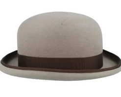 Bowler Hats-Mayser Melone Wobra Taupe Bowler -