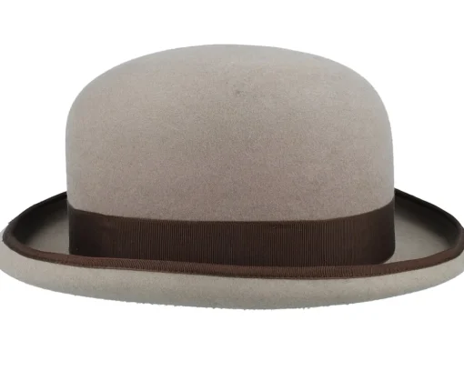 Bowler Hats-Mayser Melone Wobra Taupe Bowler -