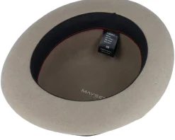 Bowler Hats-Mayser Melone Wobra Taupe Bowler -