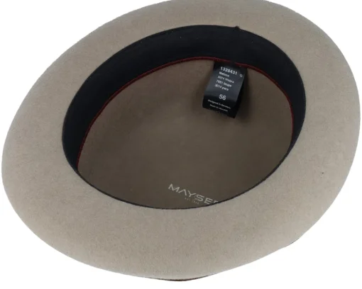 Bowler Hats-Mayser Melone Wobra Taupe Bowler -