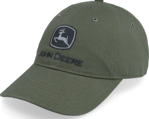 Dad Cap-John Deere Mens Cap Olive Dad Cap -