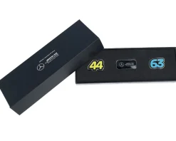 Accessories | Pins-Formula One Mercedes AMG F1 24 Pin Badge Set 3 Pack Metal Enamel Pin -