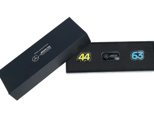 Accessories | Pins-Formula One Mercedes AMG F1 24 Pin Badge Set 3 Pack Metal Enamel Pin -