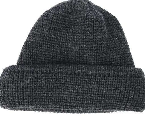 Discount Stetson Merino Wool Dark Grey/Black Beanie -