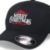 Flexfit-Ho-Ho-Hats Merry Christmas Black Flexfit - Iconic