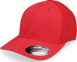 Fashion Flexfit Mesh Red Trucker -