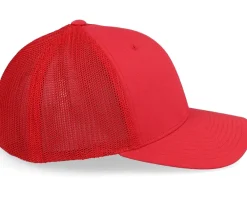 Fashion Flexfit Mesh Red Trucker -