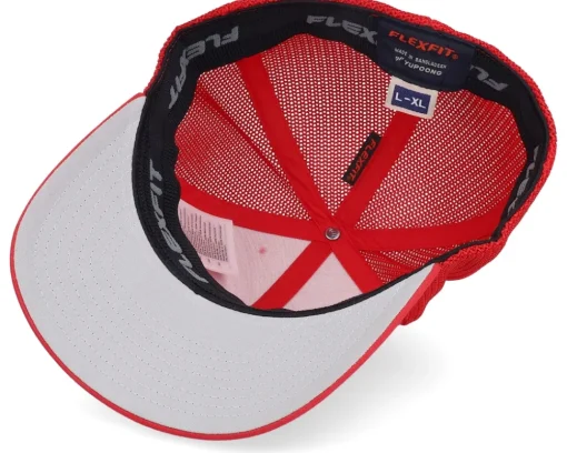 Fashion Flexfit Mesh Red Trucker -