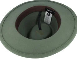 Outlet Brixton Messer Light Moss Fedora -