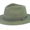 Fedora-Brixton Messer Packable Olive Surplus Fedora -