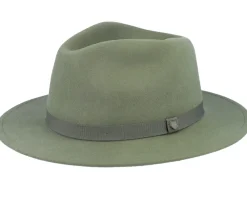 Fedora-Brixton Messer Packable Olive Surplus Fedora -
