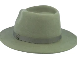 Fedora-Brixton Messer Packable Olive Surplus Fedora -