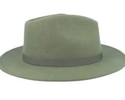 Fedora-Brixton Messer Packable Olive Surplus Fedora -