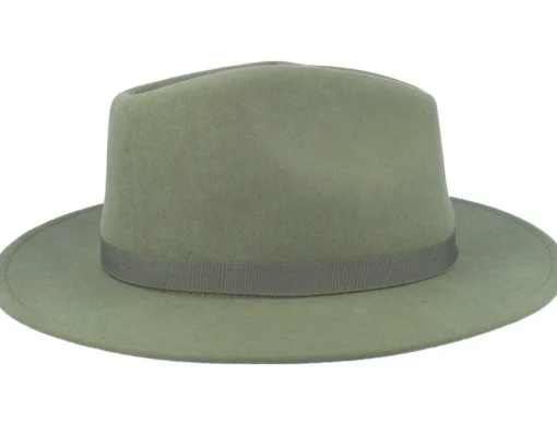Fedora-Brixton Messer Packable Olive Surplus Fedora -