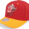 Adjustable-Mitchell & Ness Miami Heat All In 2.0 Pro /Yellow Adjustable - Red