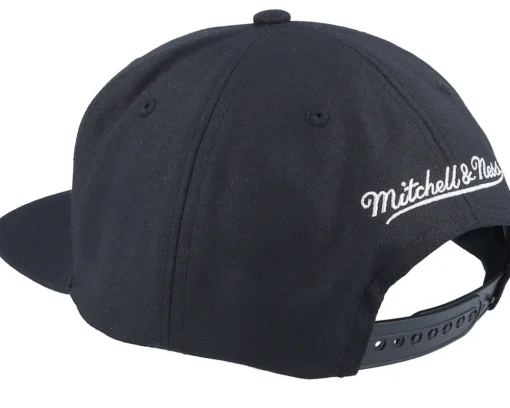 Sale Mitchell & Ness Miami Heat Conference Patch Black Snapback -