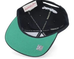 Sale Mitchell & Ness Miami Heat Conference Patch Black Snapback -