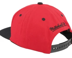 Outlet Mitchell & Ness Miami Heat Varsity Letter /Black Snapback - Red