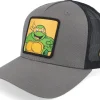 Trucker-TMNT Michelangelo Box /Black A-Frame Trucker - Grey